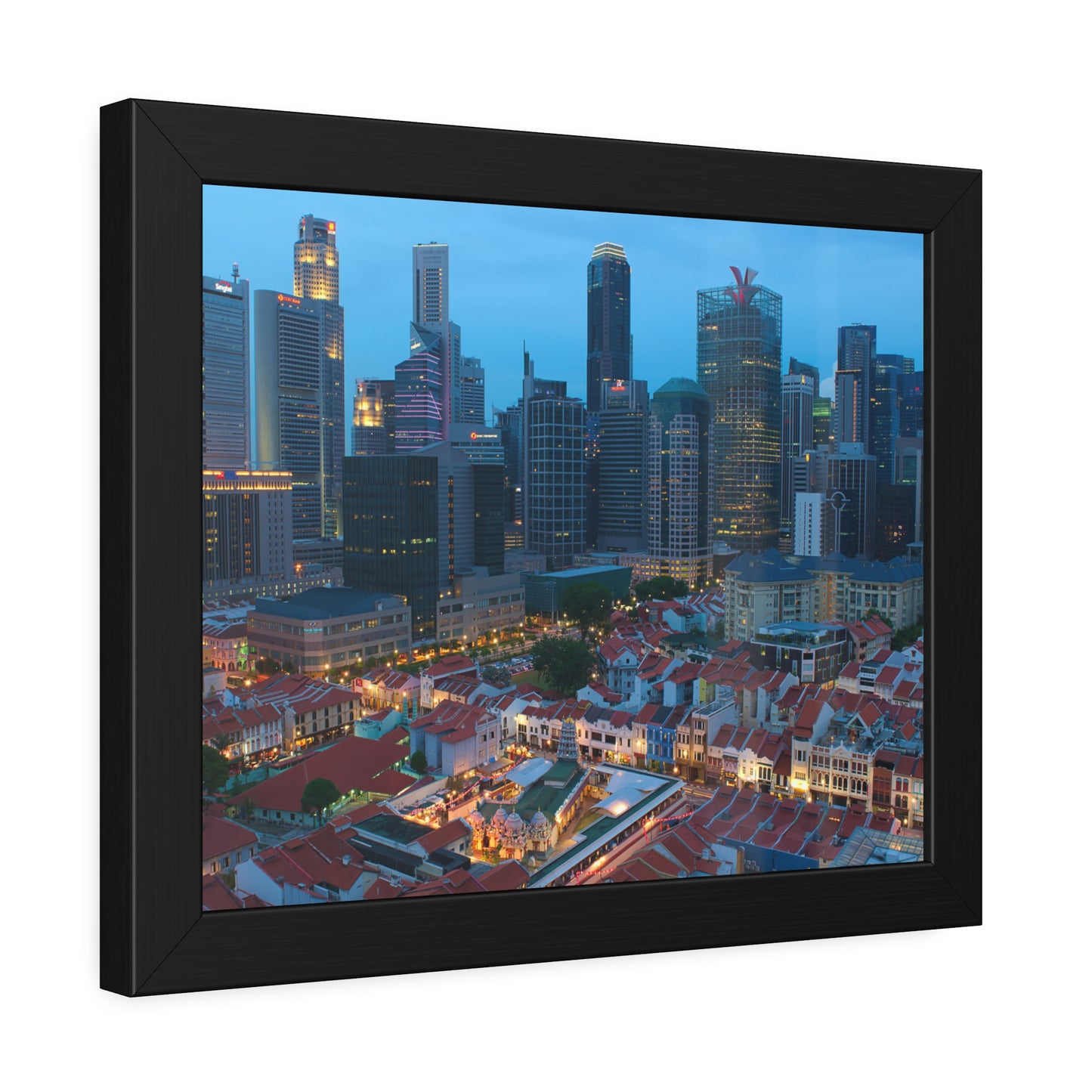 Framed Paper Poster - SG Series (Chinatown 02)