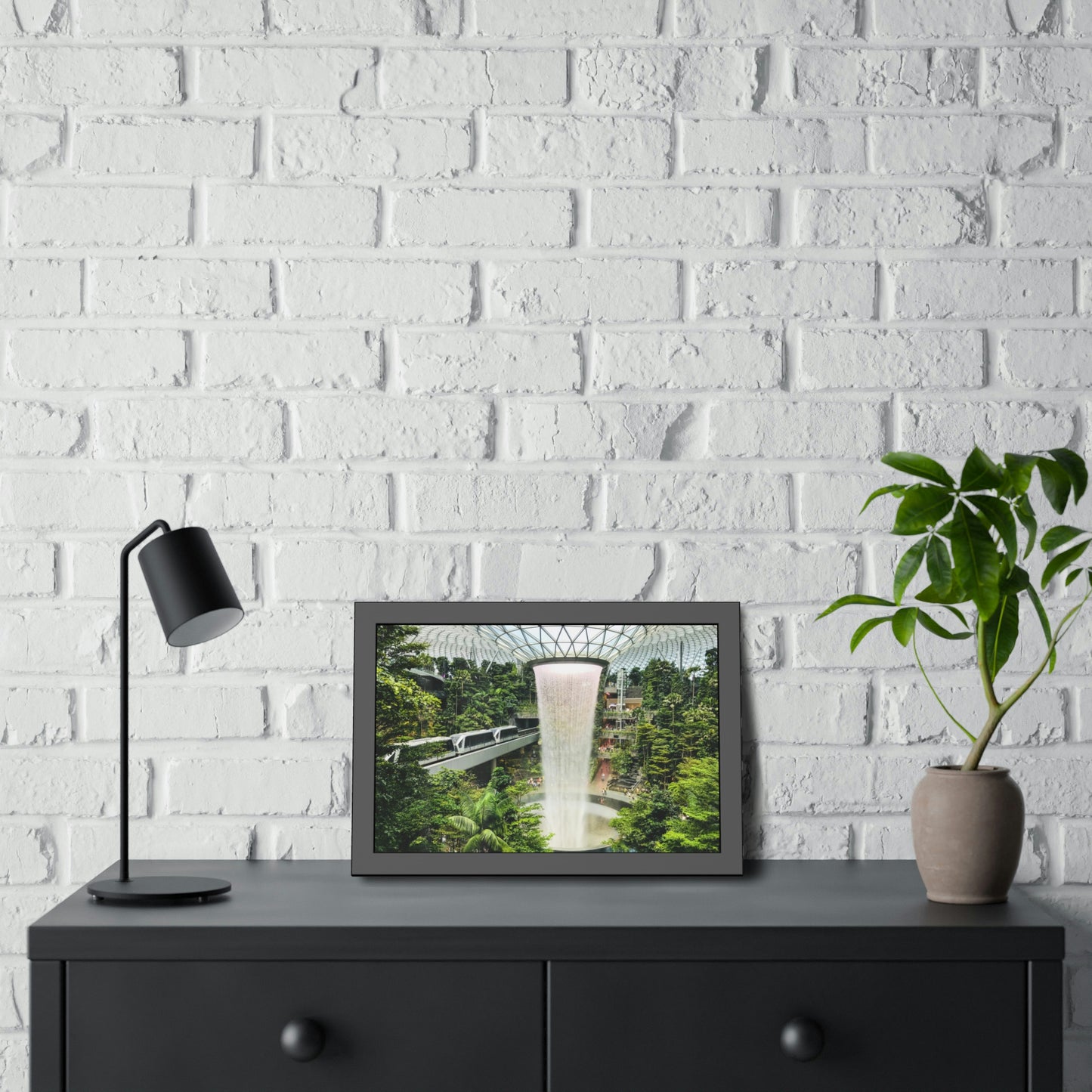 Framed Paper Poster - SG Series (Jewel Changi Airport)