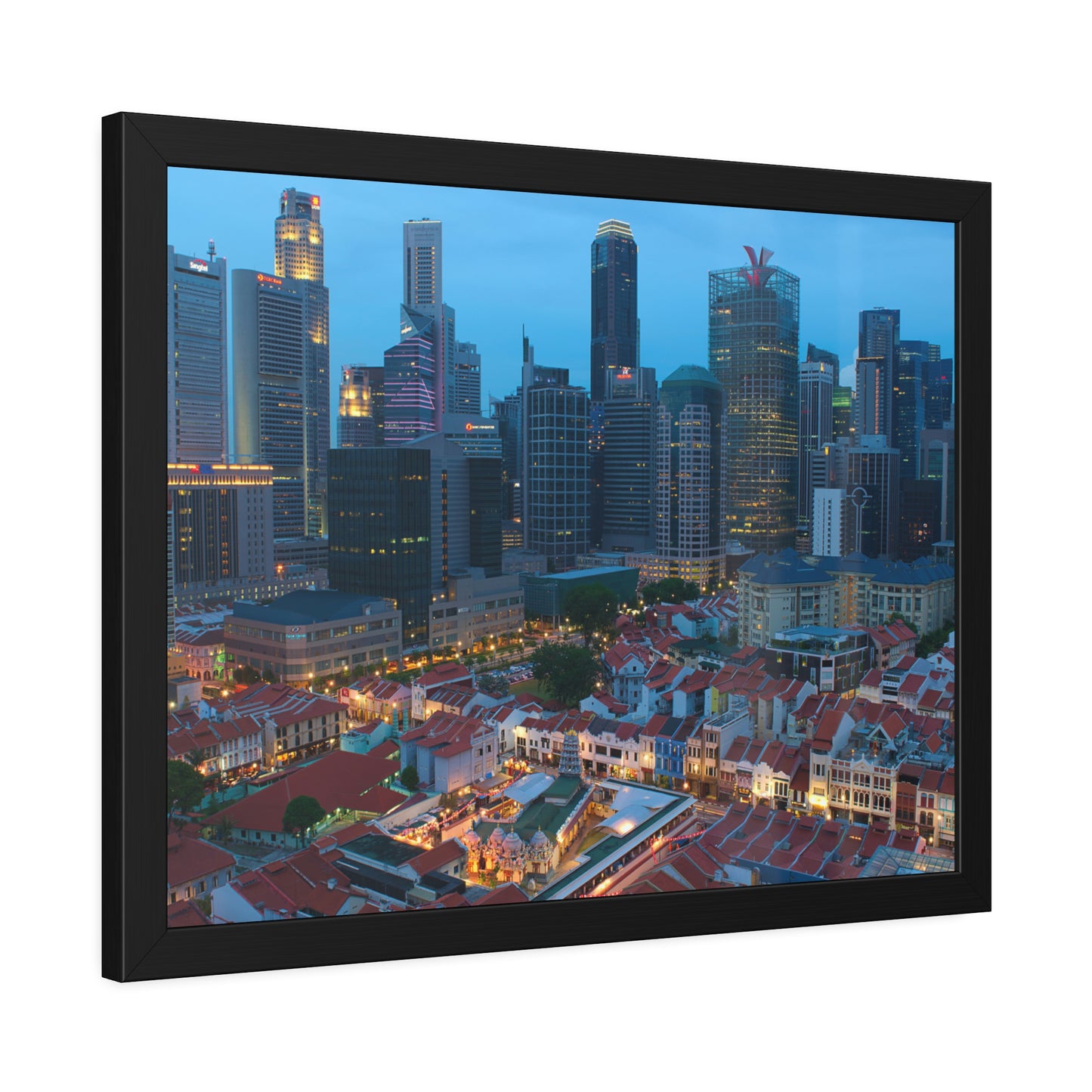 Framed Paper Poster - SG Series (Chinatown 02)