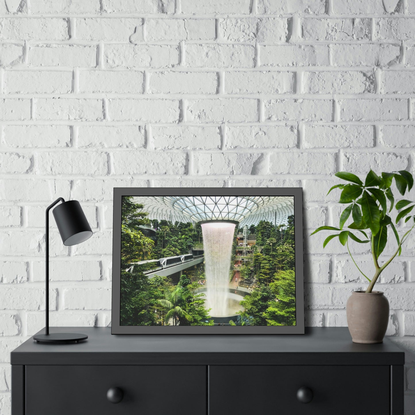 Framed Paper Poster - SG Series (Jewel Changi Airport)