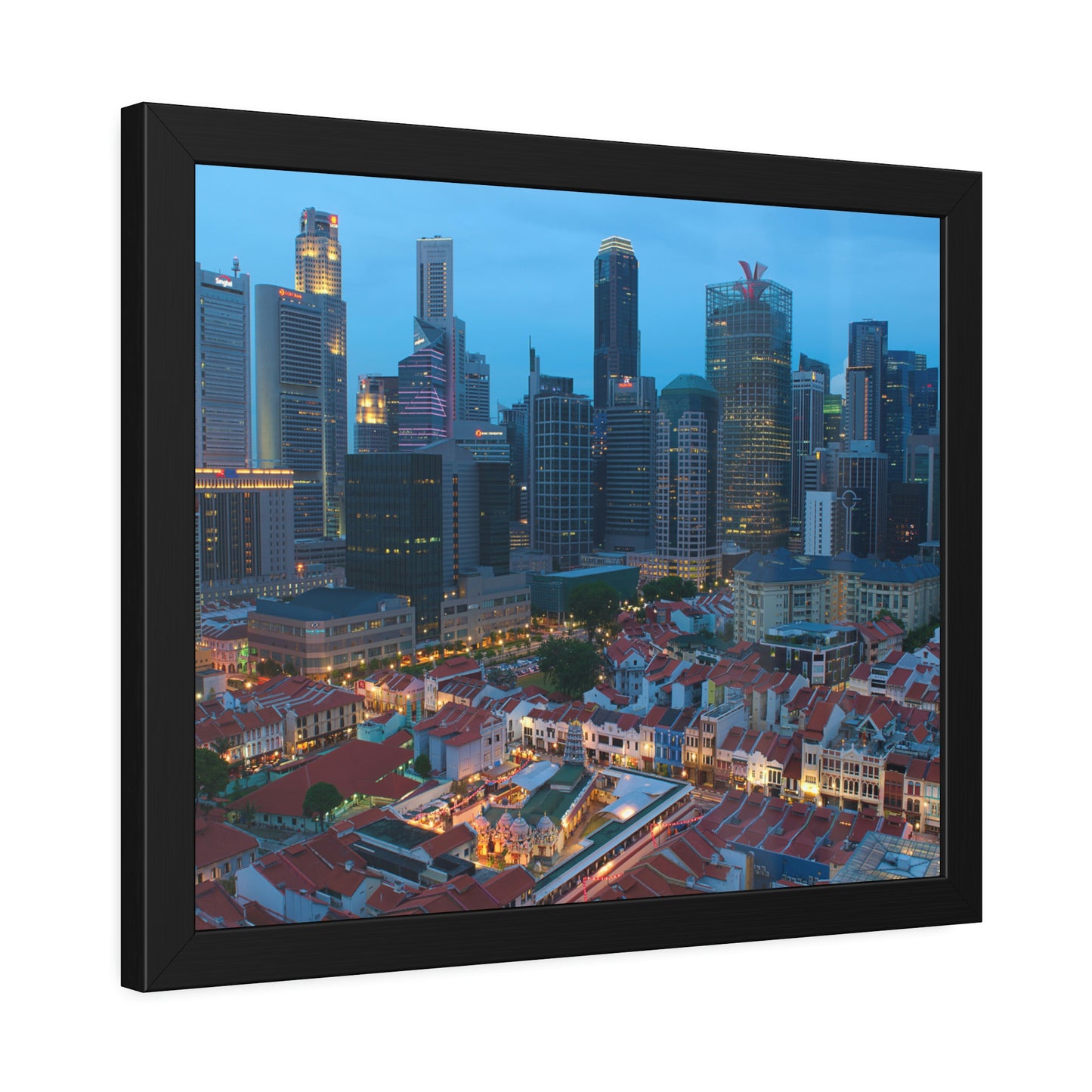 Framed Paper Poster - SG Series (Chinatown 02)