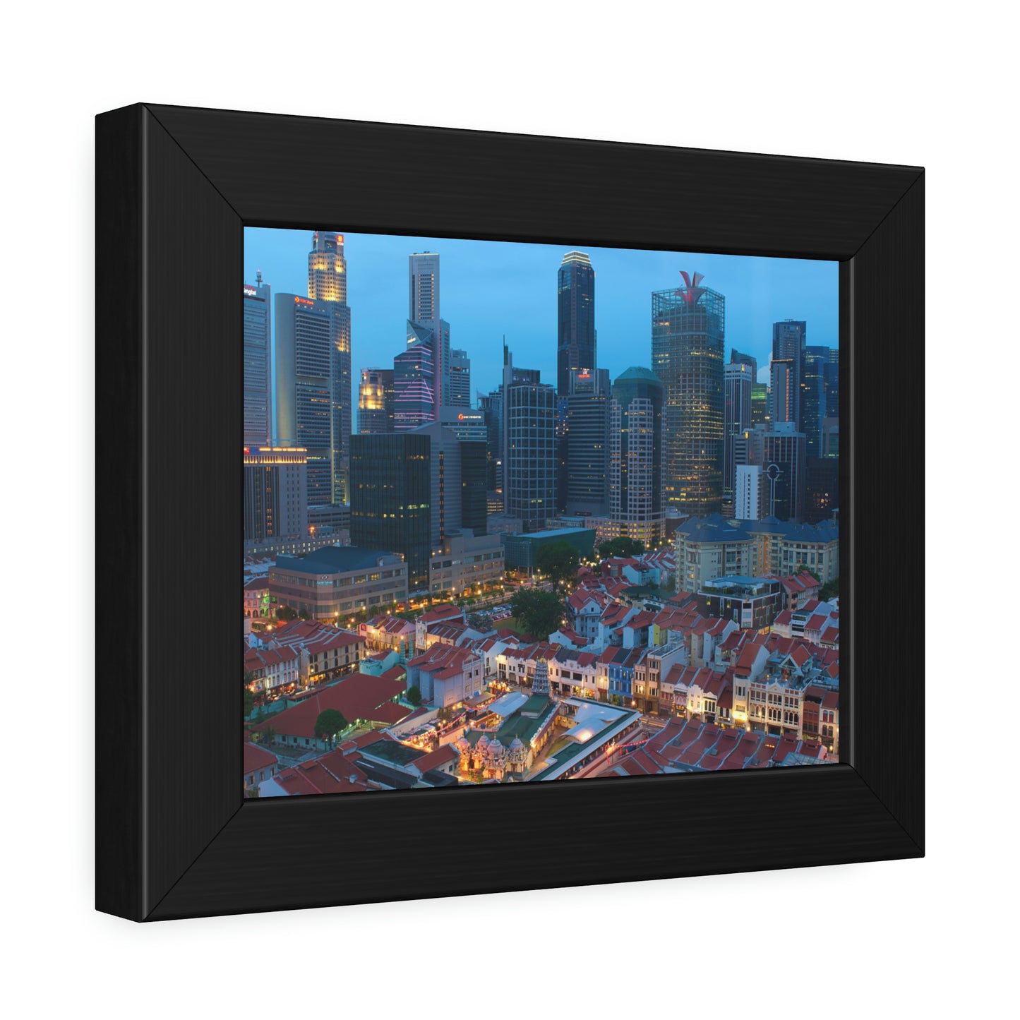 Framed Paper Poster - SG Series (Chinatown 02)