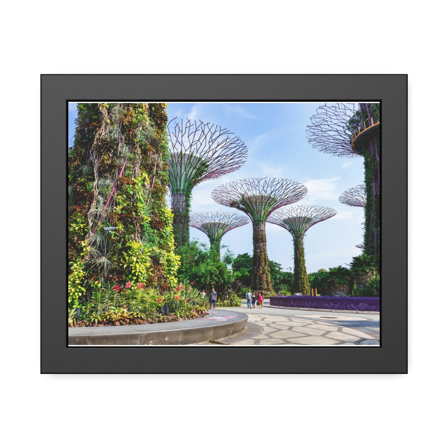 Framed Paper Poster - SG Series (Gardens by the Bay)