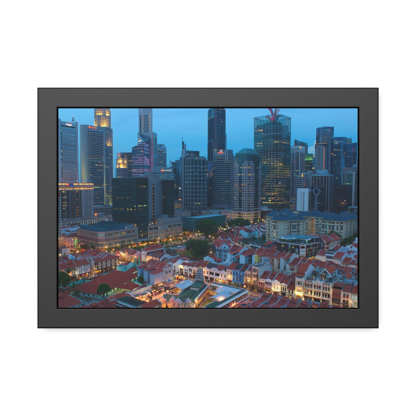 Framed Paper Poster - SG Series (Chinatown 02)
