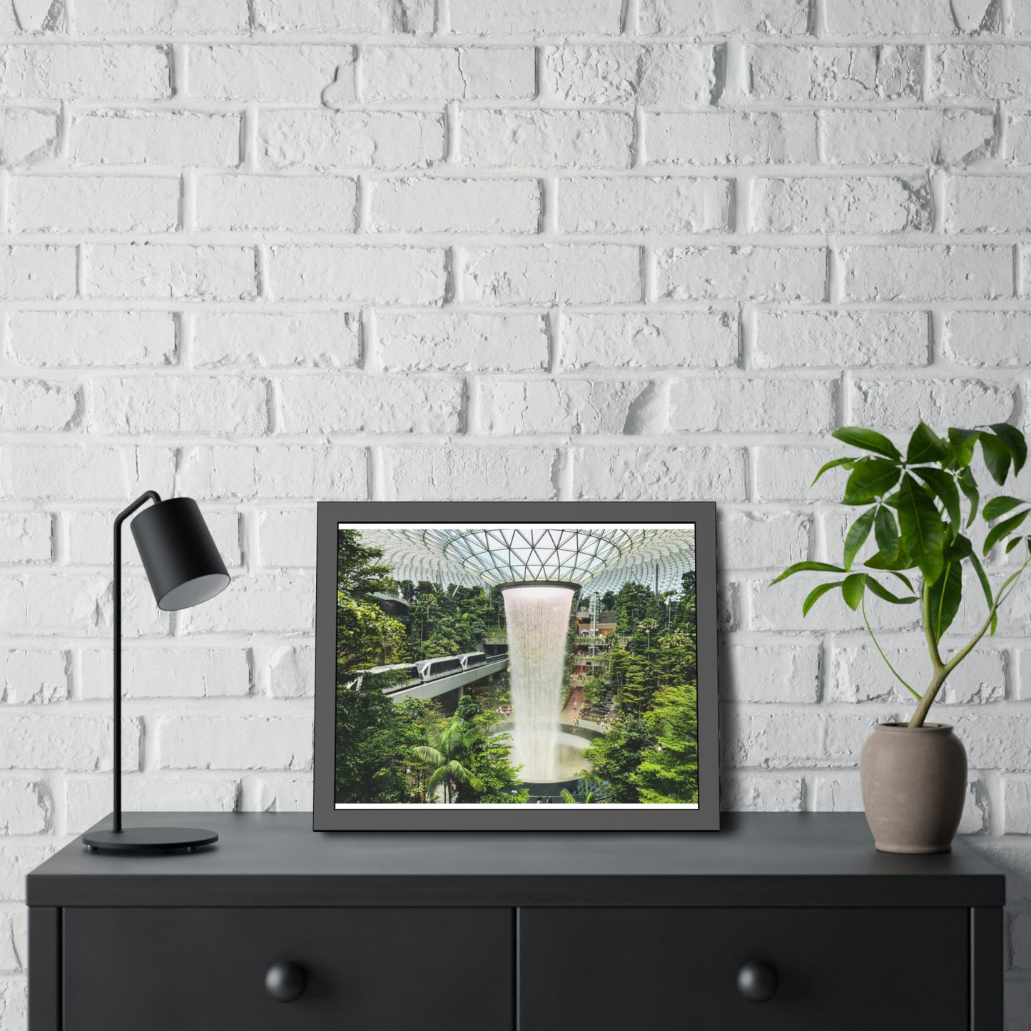 Framed Paper Poster - SG Series (Jewel Changi Airport)