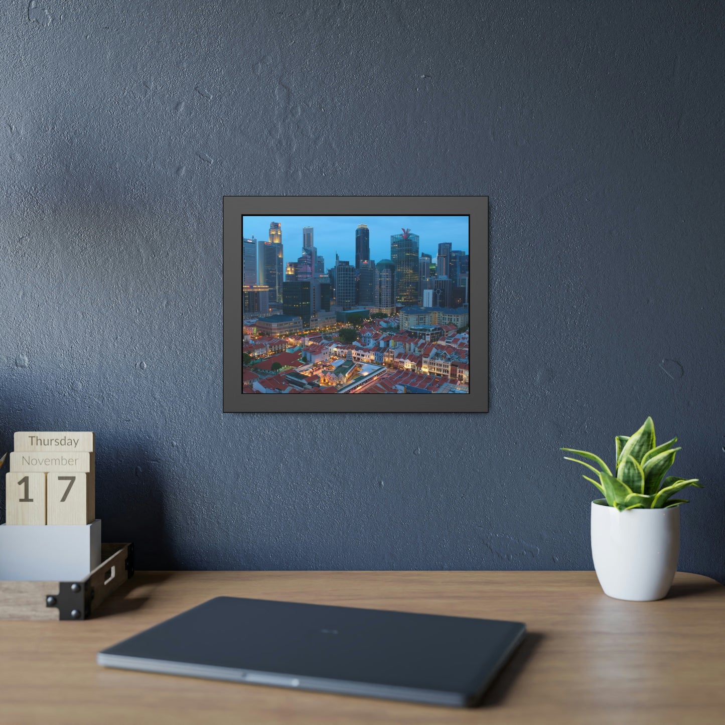 Framed Paper Poster - SG Series (Chinatown 02)