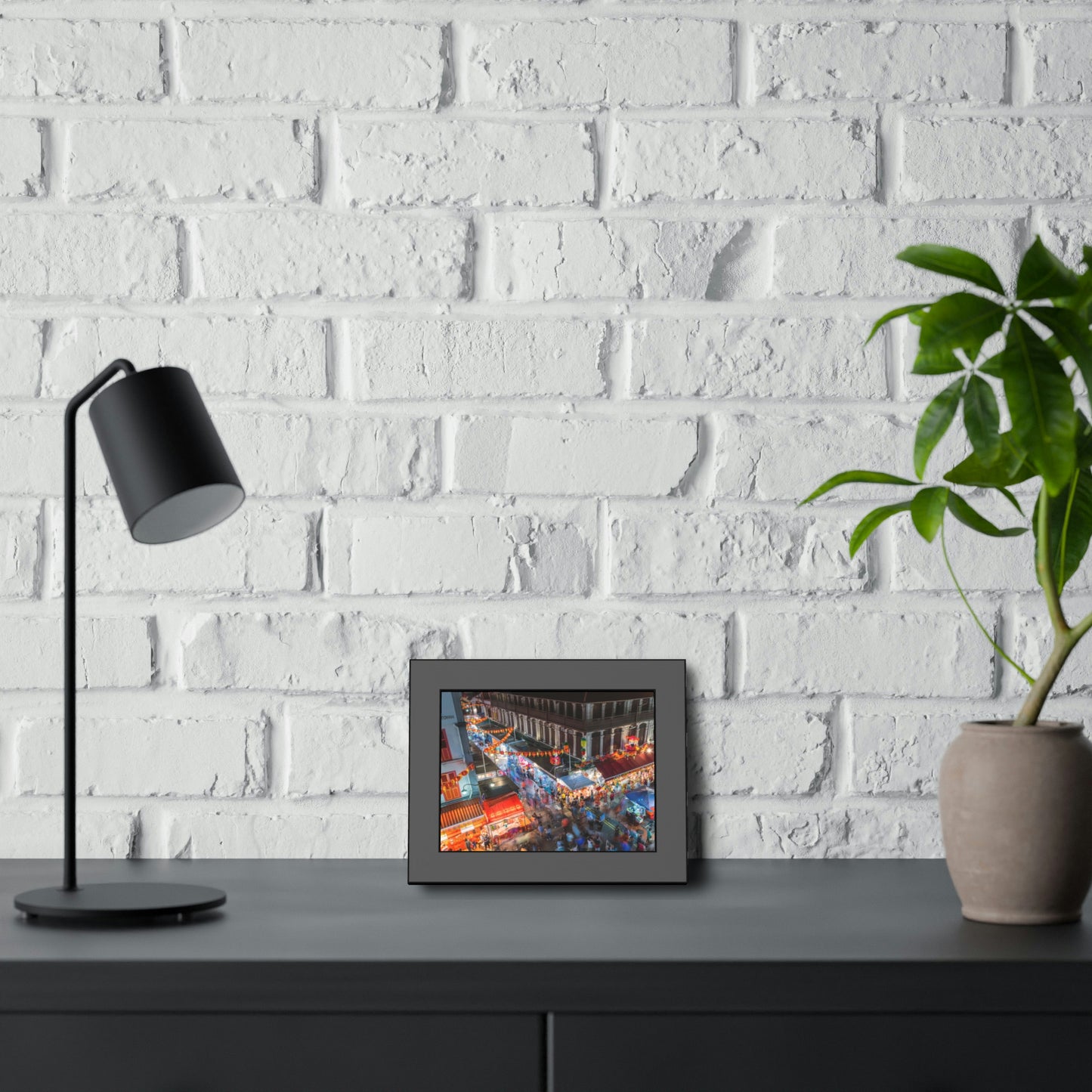 Framed Paper Poster - SG Series (Chinatown 01)