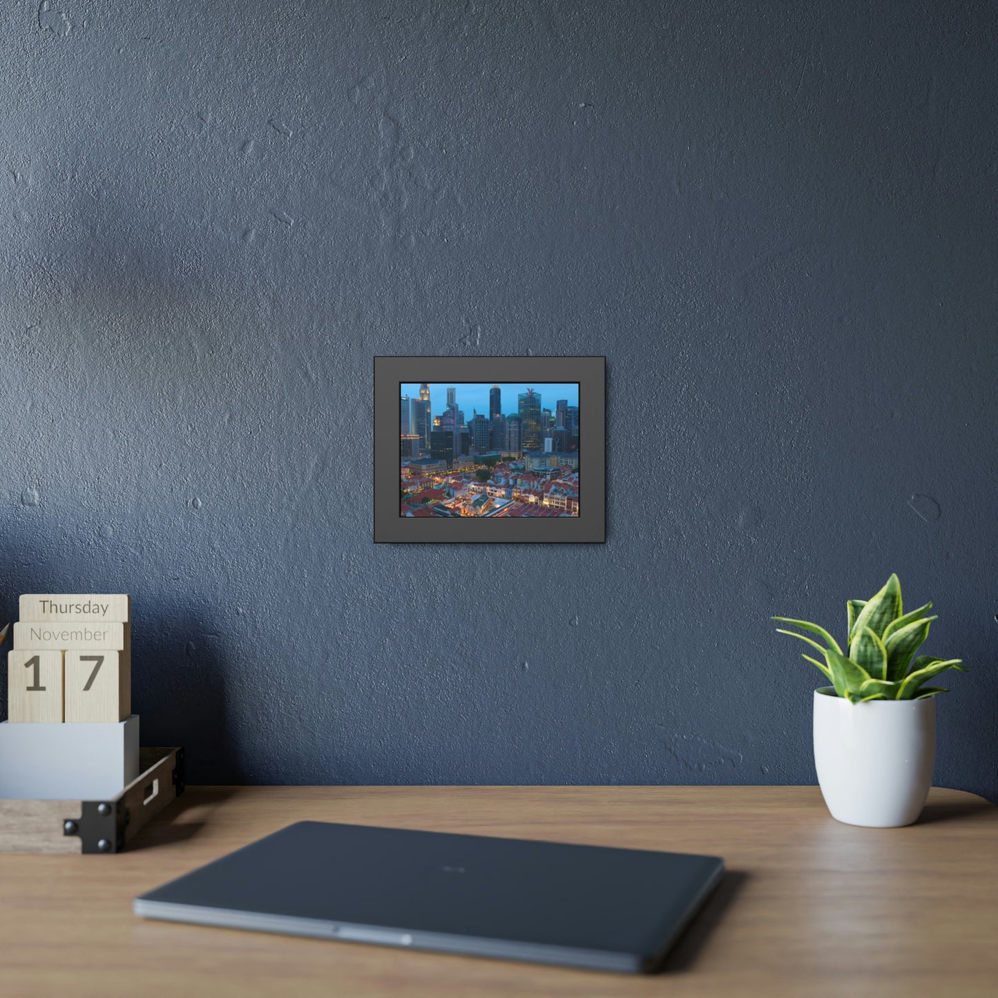 Framed Paper Poster - SG Series (Chinatown 02)