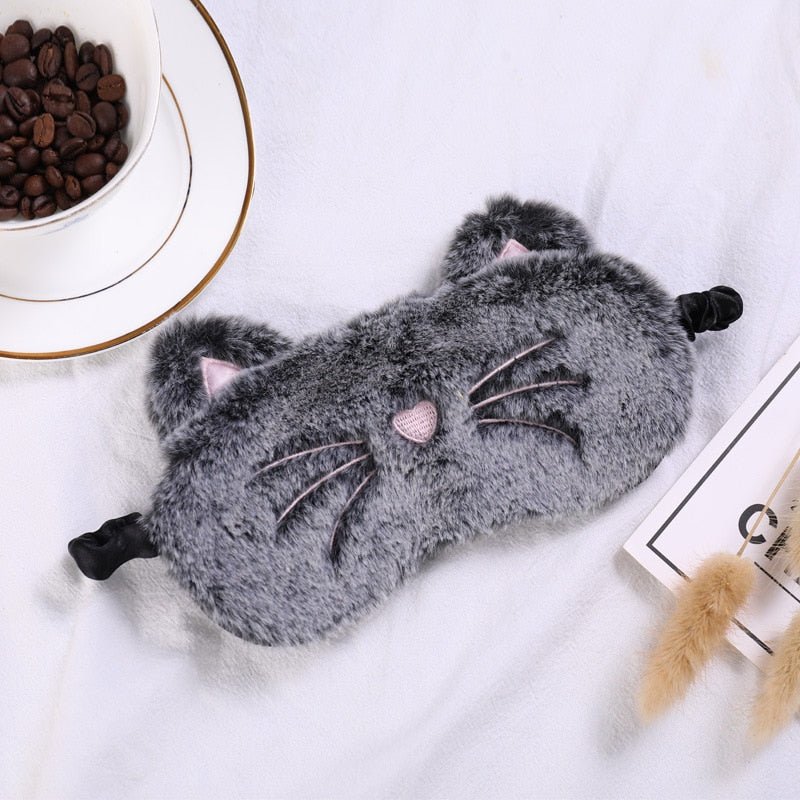 Cute & Elegant Cat Sleeping Mask