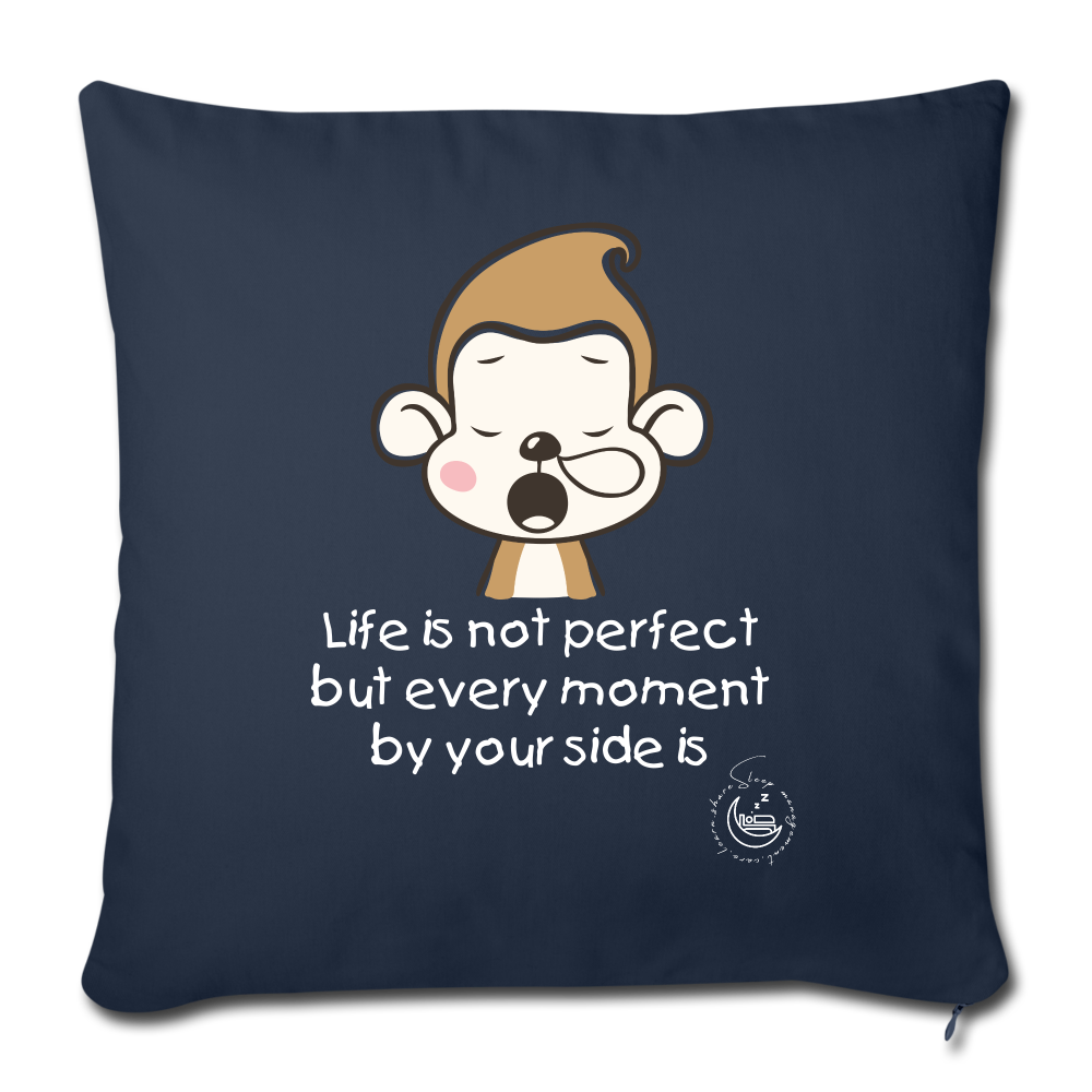 Throw Pillow Cover 18” x 18” - navy
