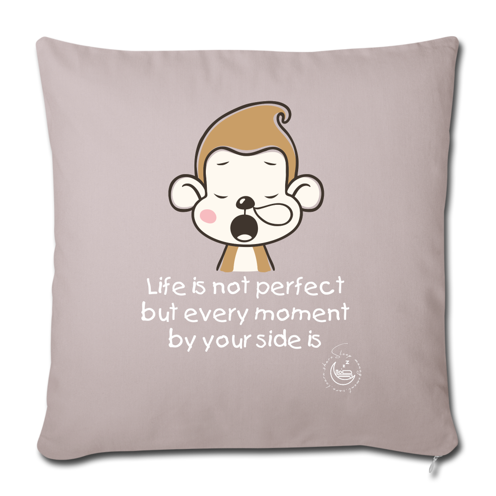 Throw Pillow Cover 18” x 18” - light taupe