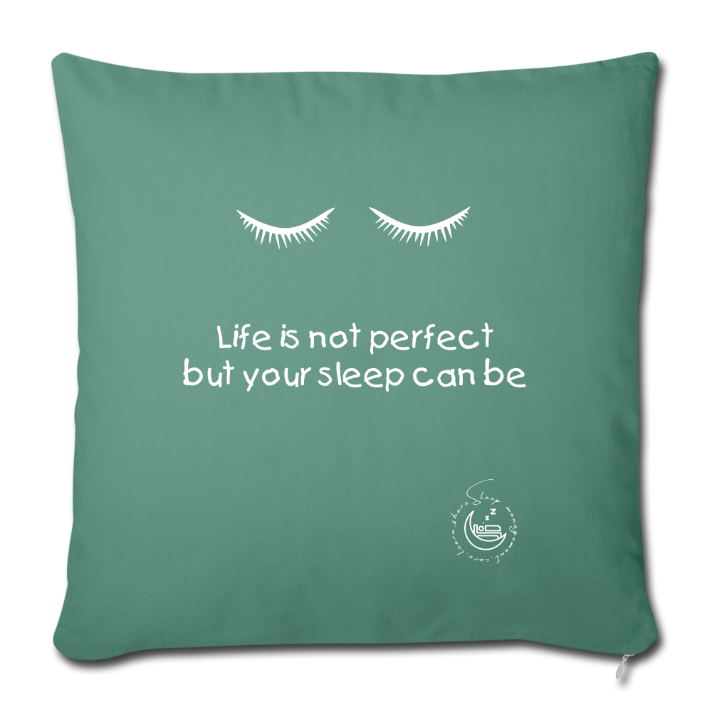 Throw Pillow Cover 18” x 18” - cypress green