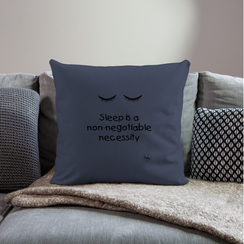 Throw Pillow Cover 18” x 18” - navy