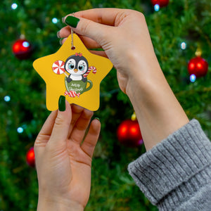 Christmas Ceramic Ornament - Penguin R