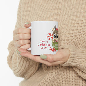 Christmas Ceramic Mug 11oz - Reindeer I