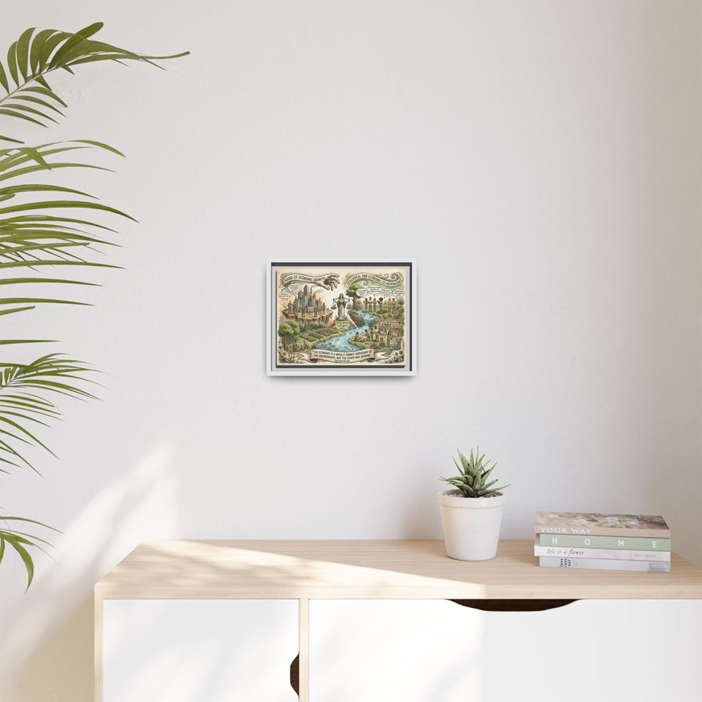 Climate Action Art Print - Economic & Ecological Balance - "The Economy is a Wholly Owned Subsidiary of the Environment" - Gaylord Nelson's Sustainability Quote