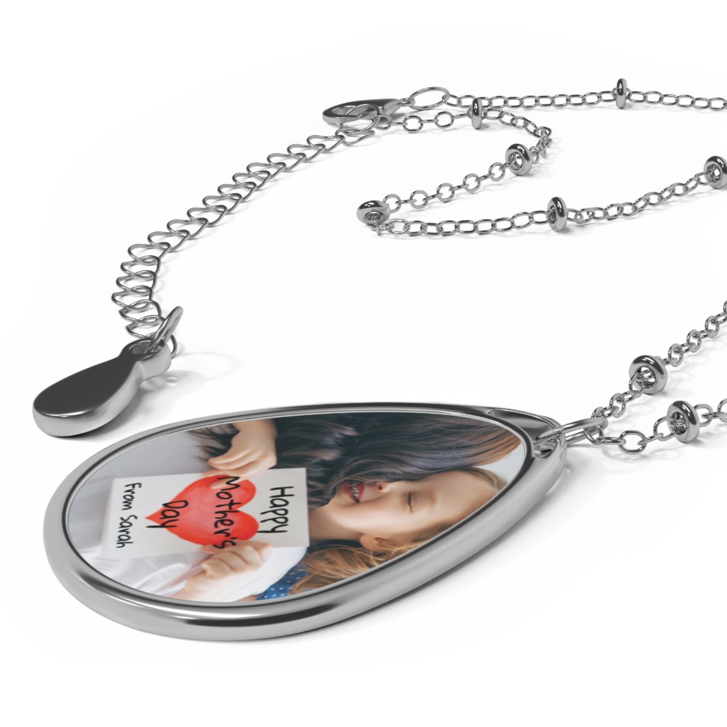 Personalized Oval Pendant Necklace - Mother's Day Special *SOLD OUT*
