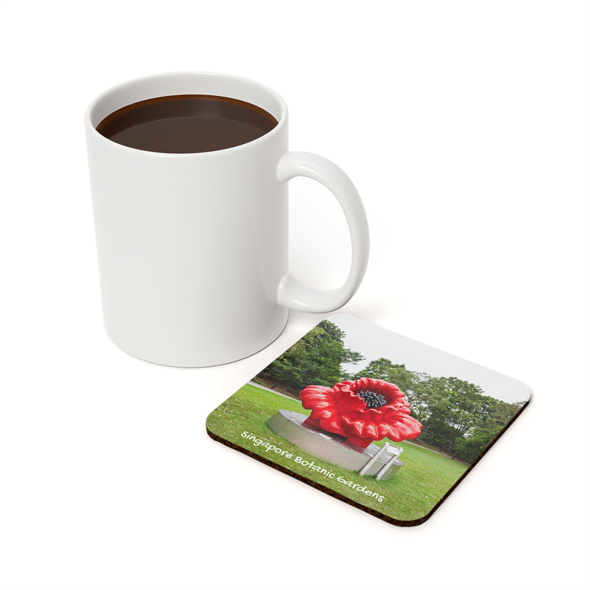Cork Back Coaster - SG Series (Singapore Botanic Gardens)