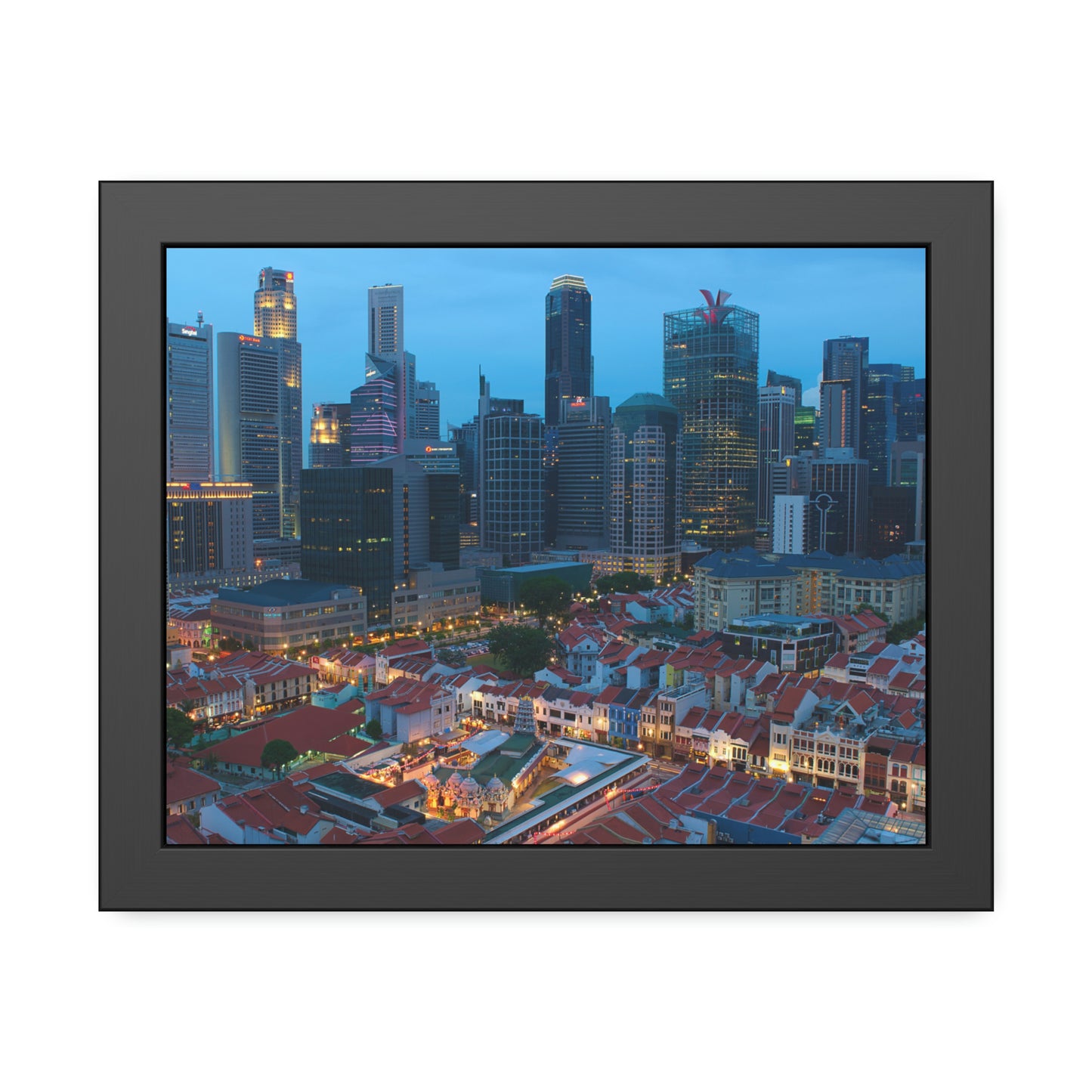 Framed Paper Poster - SG Series (Chinatown 02)