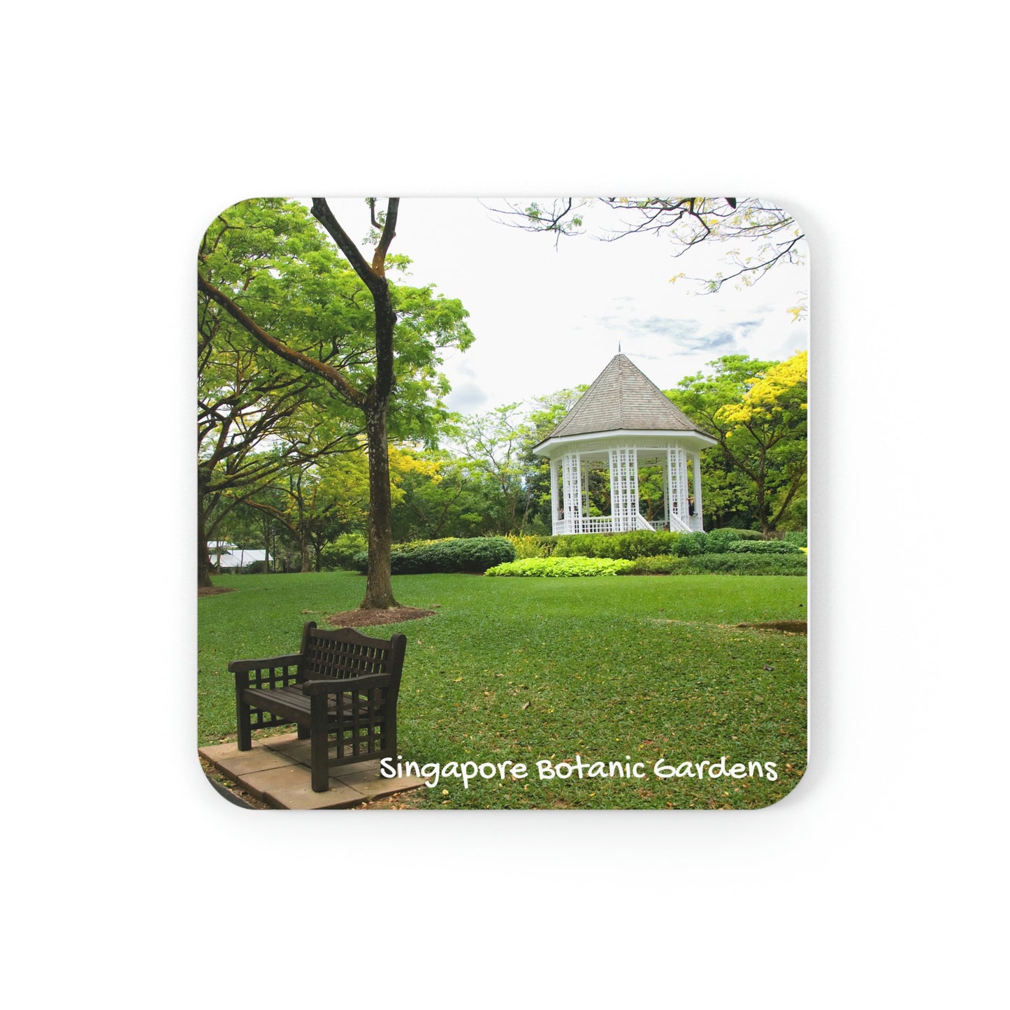 Cork Back Coaster - SG Series (Singapore Botanic Gardens)