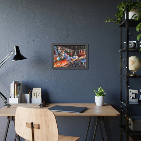Framed Paper Poster - SG Series (Chinatown 01)