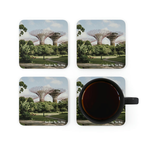 Corkwood Coaster Set (4) - SG Series (Gardens By The Bay)