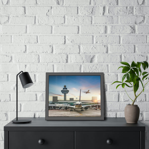 Framed Paper Poster - SG Series (Changi Airport)