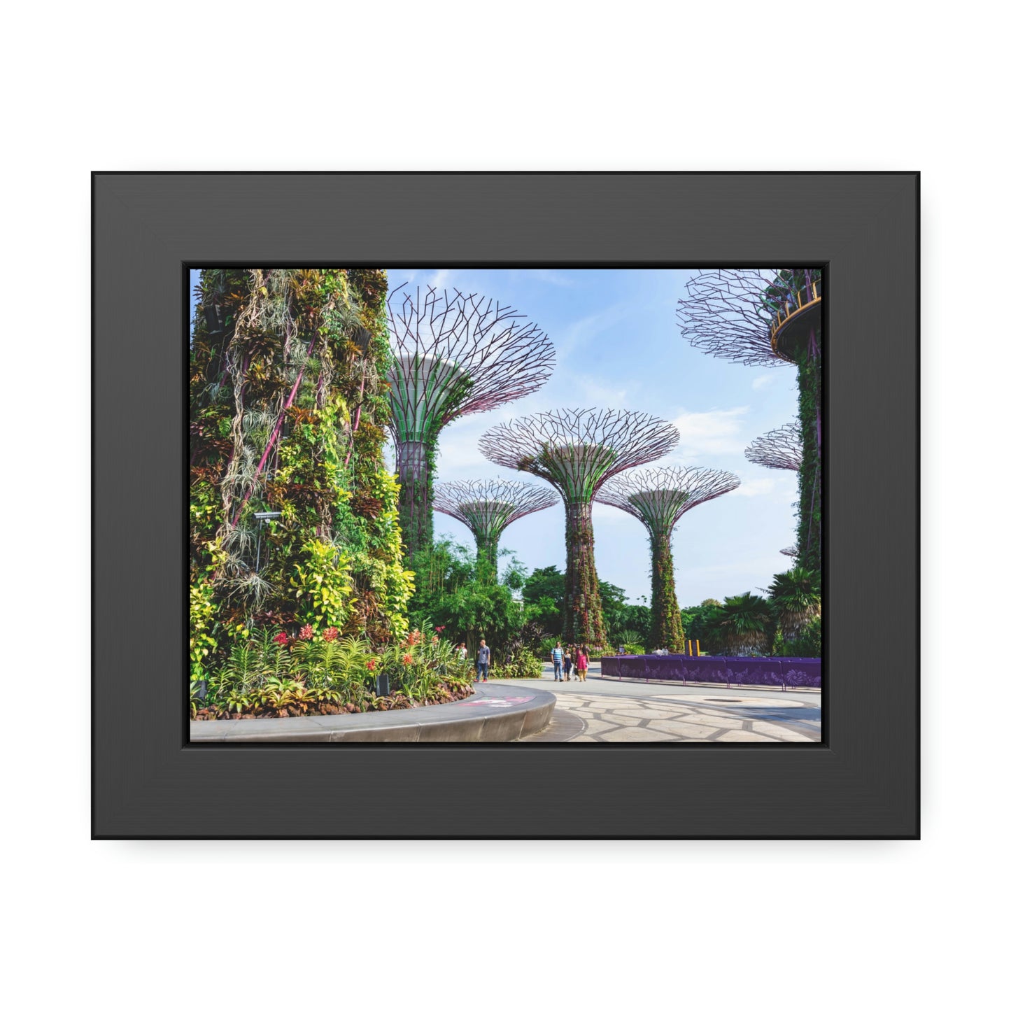 Framed Paper Poster - SG Series (Gardens by the Bay)