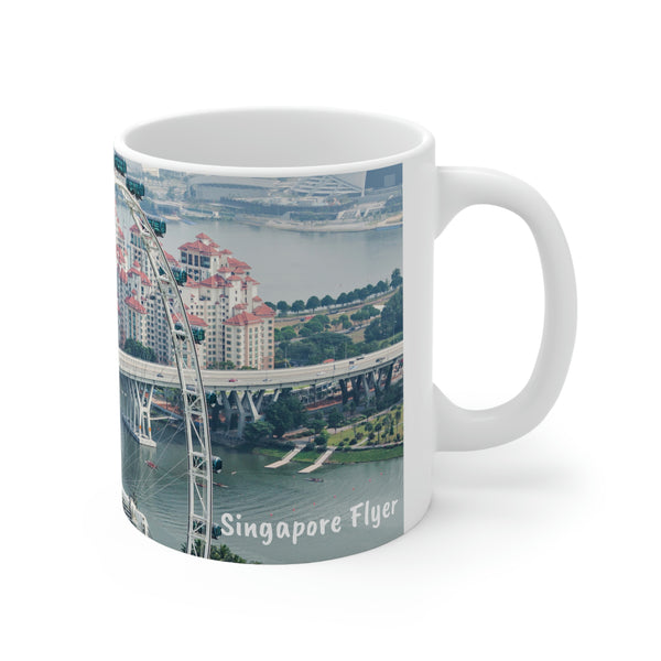 Classic Ceramic Mug  - SG Series (Singapore Flyer - Day View)