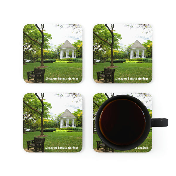 Corkwood Coaster Set (4) - SG Series (Singapore Botanic Gardens)