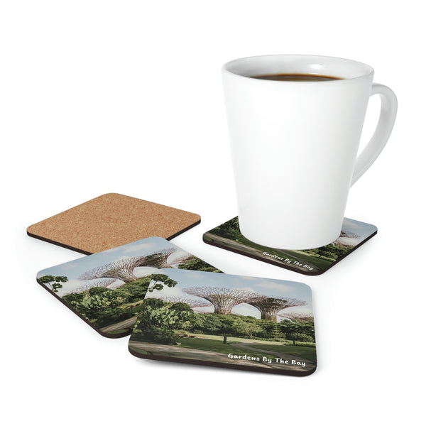 Corkwood Coaster Set (4) - SG Series (Gardens By The Bay)