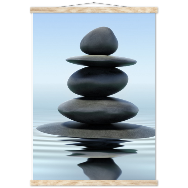 Classic Semi-Glossy Paper Poster with Hanger - Relaxation Series Poster 005