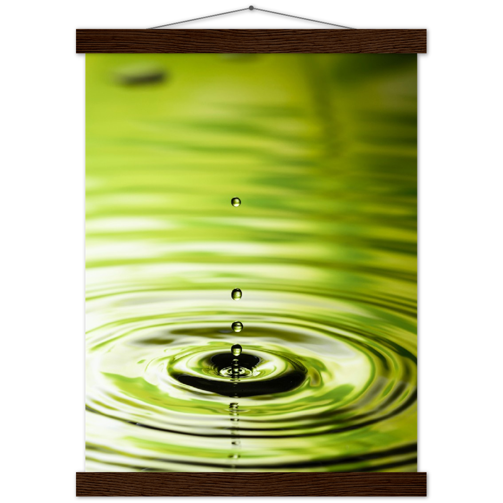 Classic Semi-Glossy Paper Poster with Hanger - Relaxation Series Poster 007