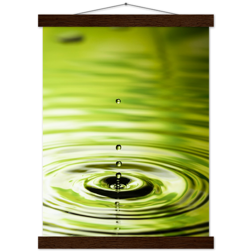 Classic Semi-Glossy Paper Poster with Hanger - Relaxation Series Poster 007