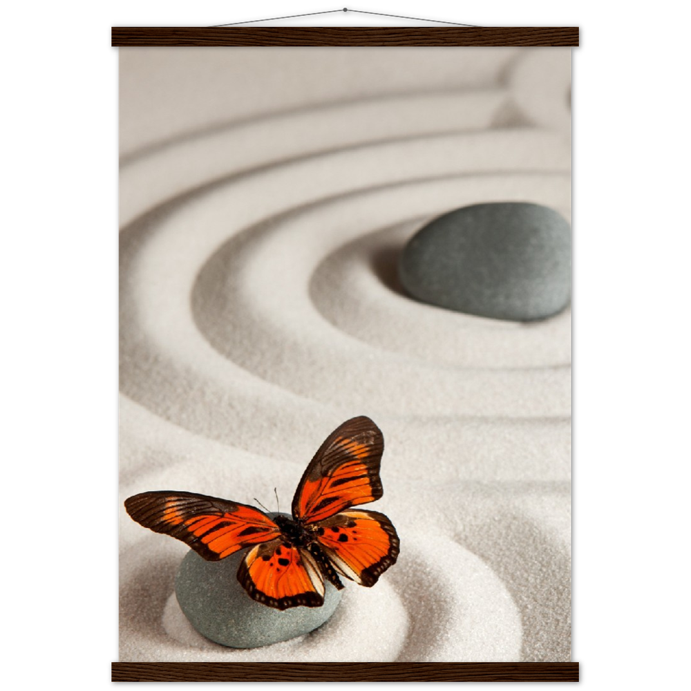 Classic Semi-Glossy Paper Poster with Hanger - Relaxation Series Poster 003