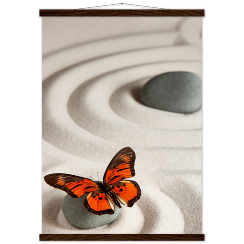 Classic Semi-Glossy Paper Poster with Hanger - Relaxation Series Poster 003