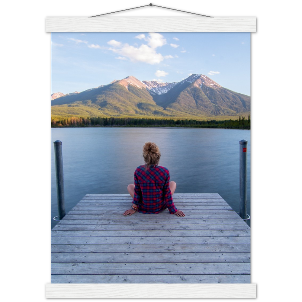 Classic Semi-Glossy Paper Poster with Hanger - Relaxation Series Poster 009