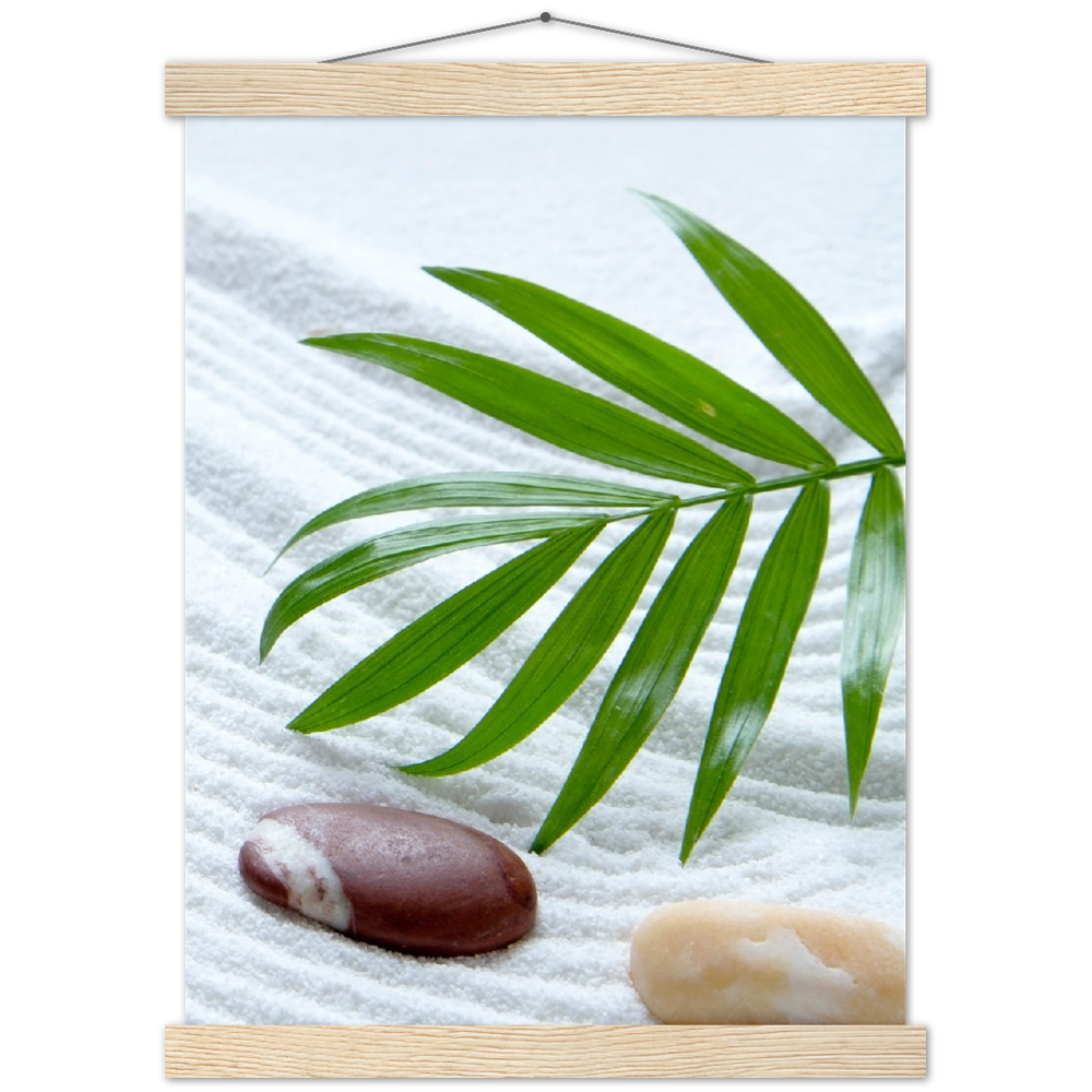 Classic Semi-Glossy Paper Poster with Hanger - Relaxation Series Poster 004