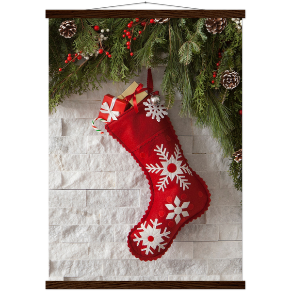 Classic Semi-Glossy Paper Poster with Hanger - Christmas Series Poster 025