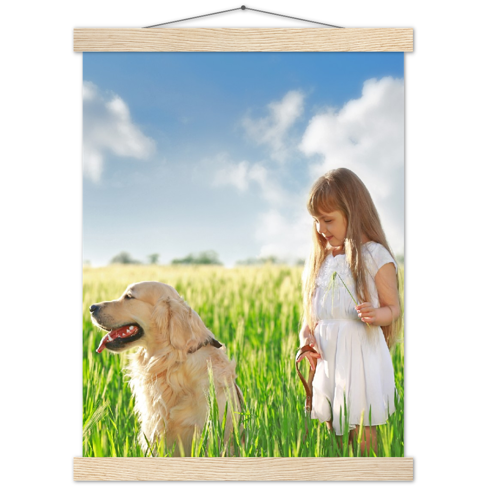 Classic Semi-Glossy Paper Poster with Hanger - Relaxation Series Poster 008