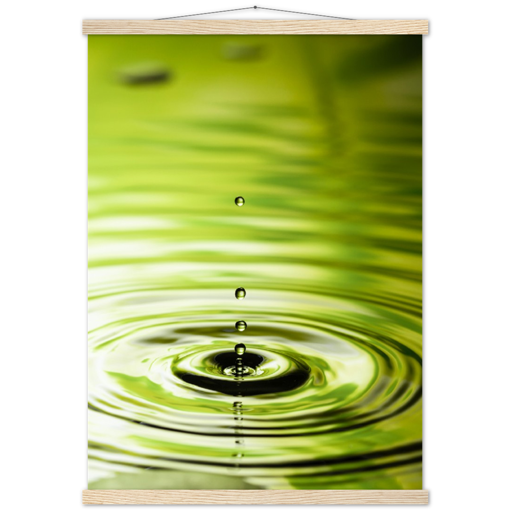 Classic Semi-Glossy Paper Poster with Hanger - Relaxation Series Poster 007