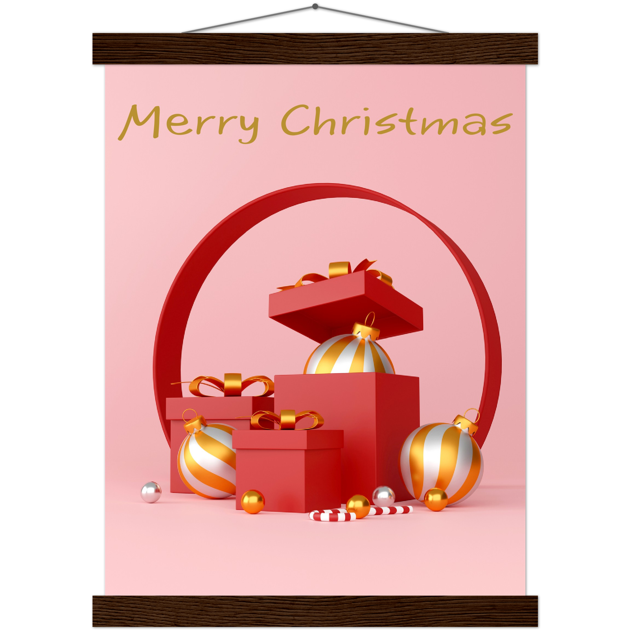 Classic Semi-Glossy Paper Poster with Hanger - Christmas Series Poster 021