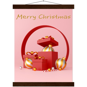 Classic Semi-Glossy Paper Poster with Hanger - Christmas Series Poster 021