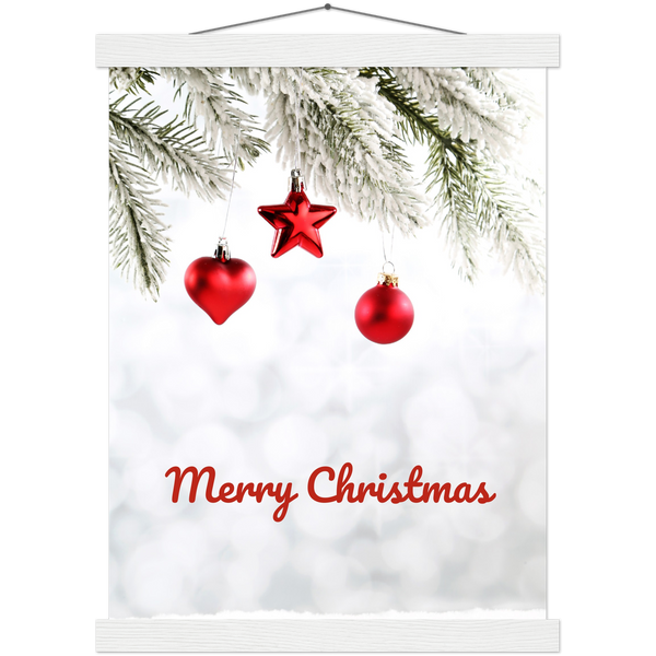 Classic Semi-Glossy Paper Poster with Hanger - Christmas Series Poster 027