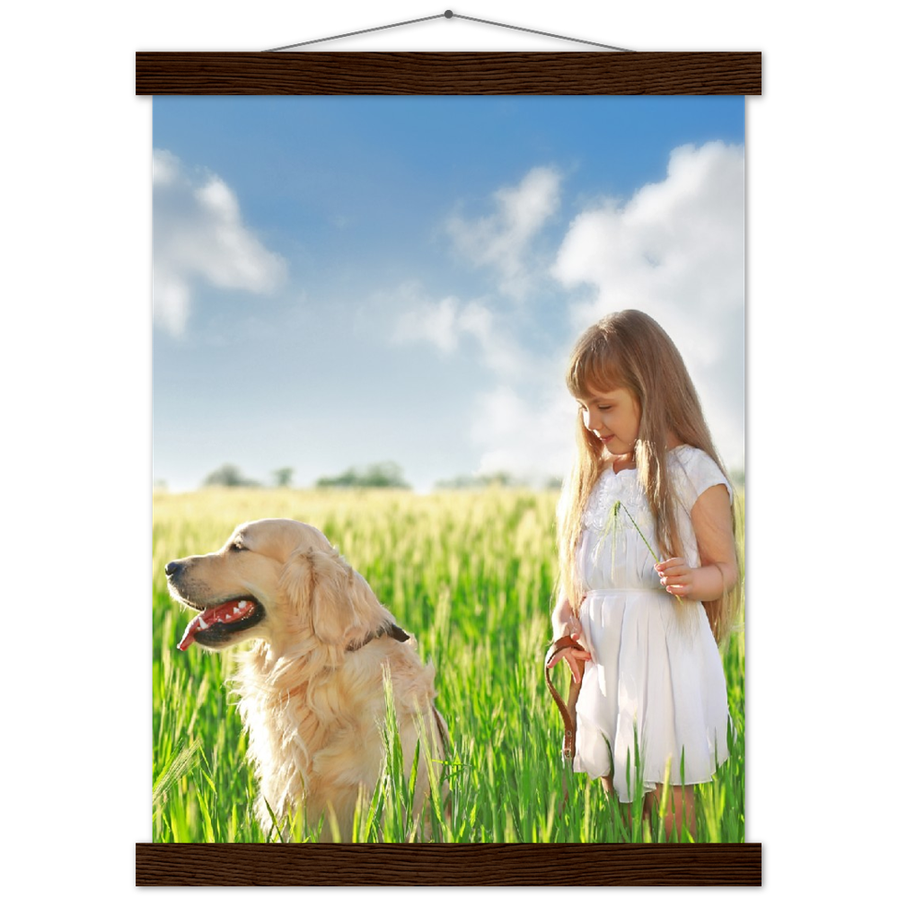 Classic Semi-Glossy Paper Poster with Hanger - Relaxation Series Poster 008