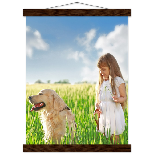 Classic Semi-Glossy Paper Poster with Hanger - Relaxation Series Poster 008