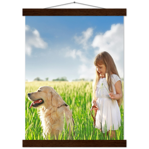 Classic Semi-Glossy Paper Poster with Hanger - Relaxation Series Poster 008