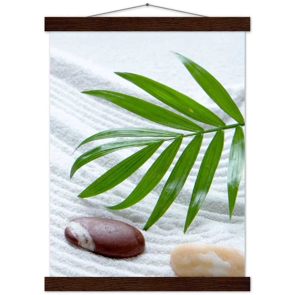 Classic Semi-Glossy Paper Poster with Hanger - Relaxation Series Poster 004