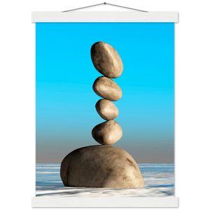 Classic Semi-Glossy Paper Poster with Hanger - Relaxation Series Poster 002