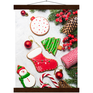 Classic Semi-Glossy Paper Poster with Hanger - Christmas Series Poster 022
